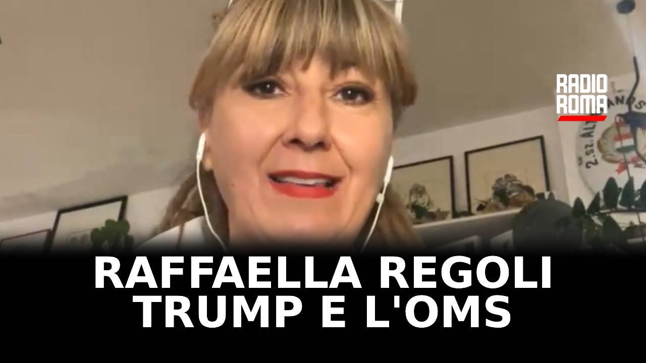 Next, Raffaella Regoli: "Trump e l'Oms, la situazione"