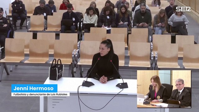 La versión de Jenni Hermoso sobre el beso de Rubiales en la Audiencia Nacional