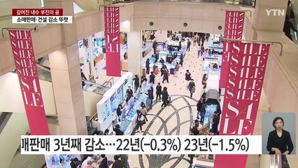 '내수 부진의 골'...소매판매, 카드대란 이후 21년 만에 최대폭 감소 / YTN