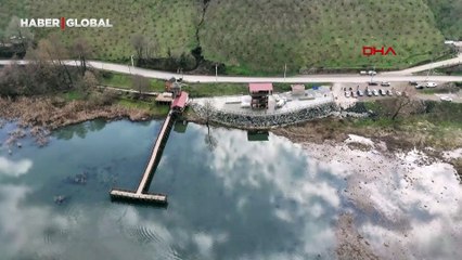 150 tür kuşa ev sahipliği yapan göle ziyaretçi akını