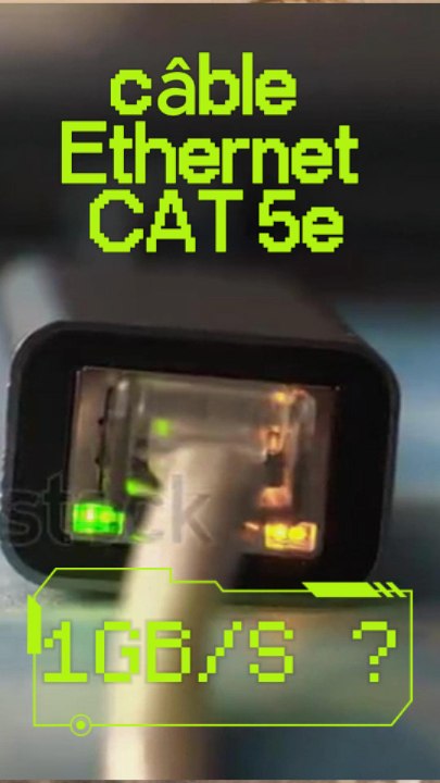#Ethernet cat 5e 1GB/S ?#TechTips #CAT5e #InternetSpeed #NetworkCables #GamingSetup #TechExplained
