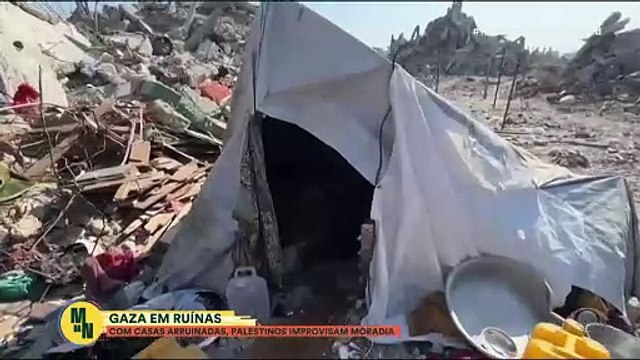 MILAGRE EM GAZA! Palestino encontra casa intacta em meio aos escombros | Melhor da Noite