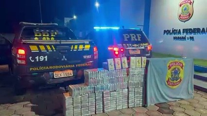 Cocaína é escondida em carga de pipoca: um homem é preso com meia tonelada da droga