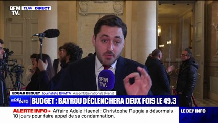 Budget: François Bayrou va déclencher deux fois le 49.3