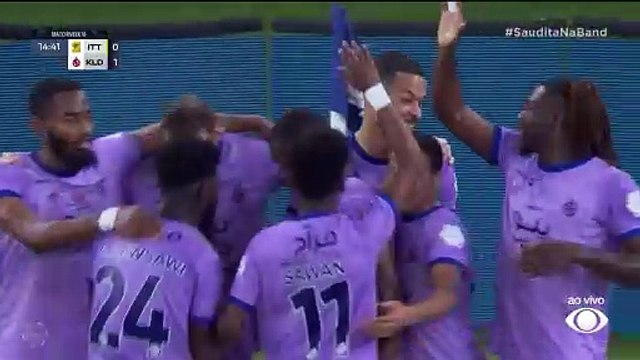 GOL DO AL KHOLOOD: William Ekong abre o placar contra o Al Ittihad