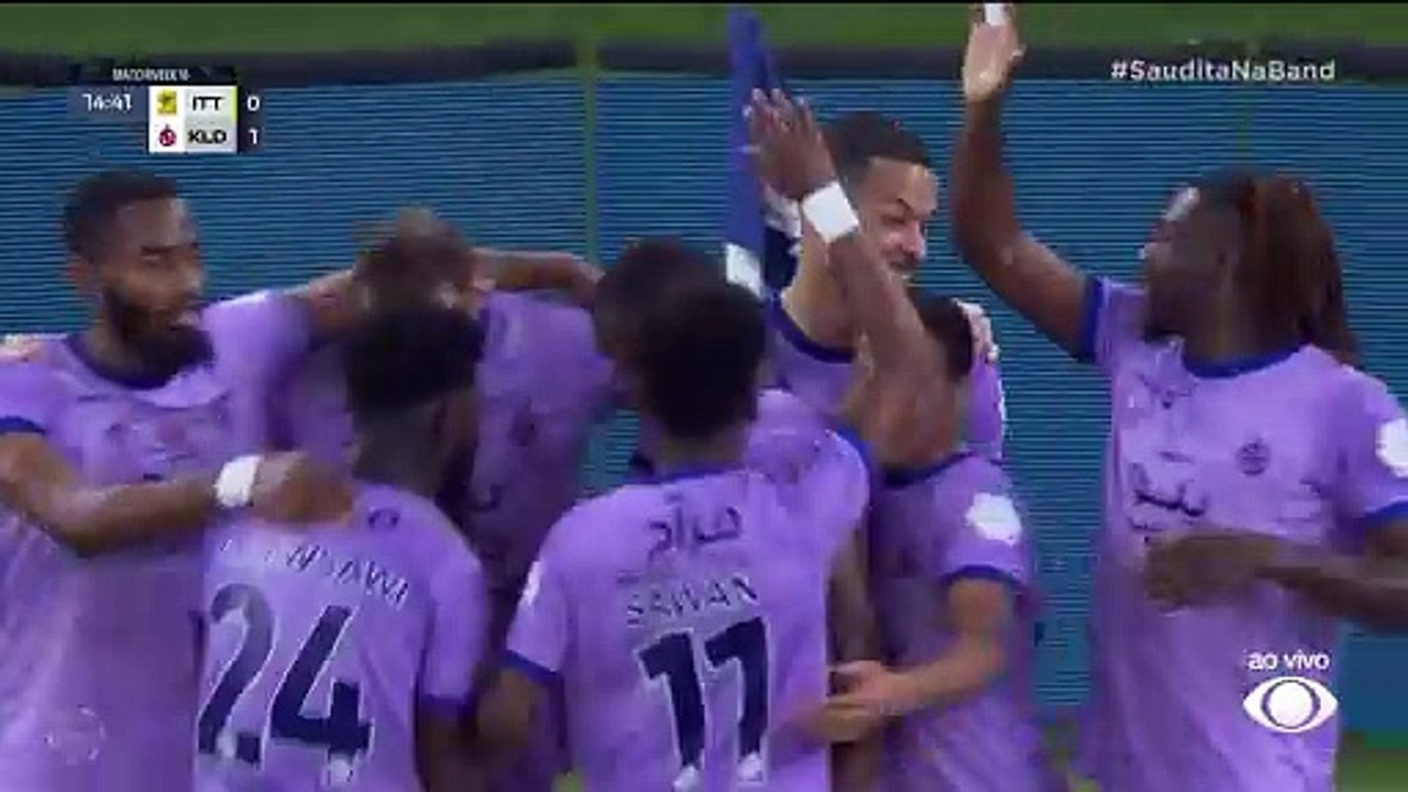 GOL DO AL KHOLOOD: William Ekong abre o placar contra o Al Ittihad