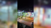 Aficionado capta momento donde haitiano desarma guardián e intenta matarlo en estación de gasolina salida Tenares