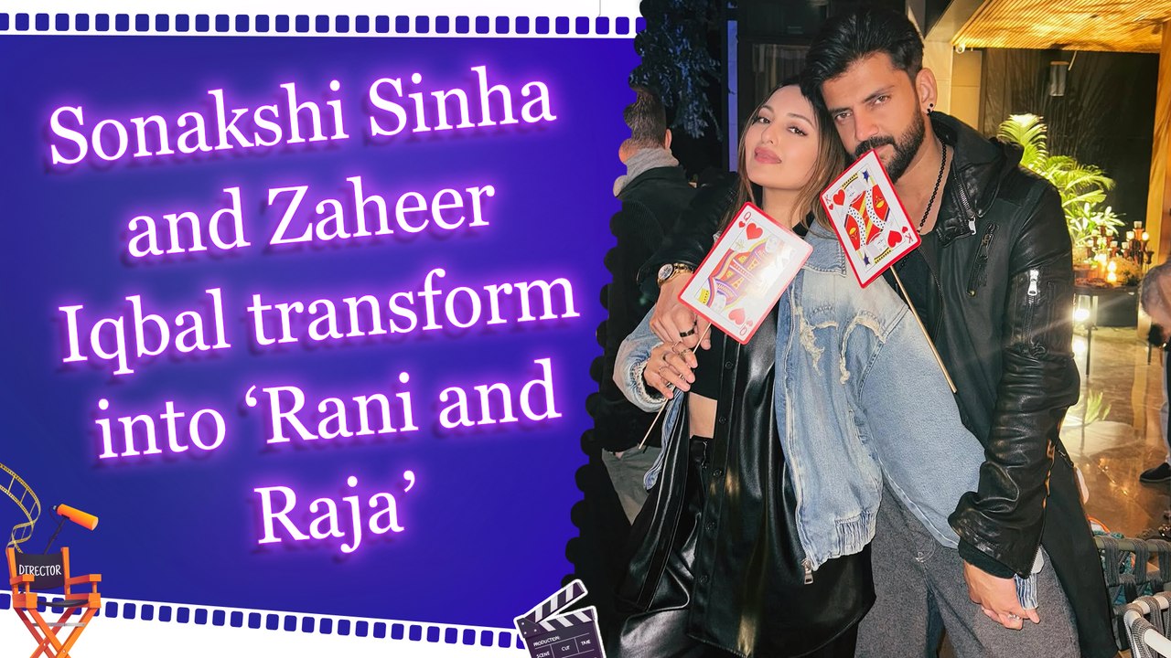 Sonakshi Sinha and Zaheer Iqbal have kicked off their celebrations in a style