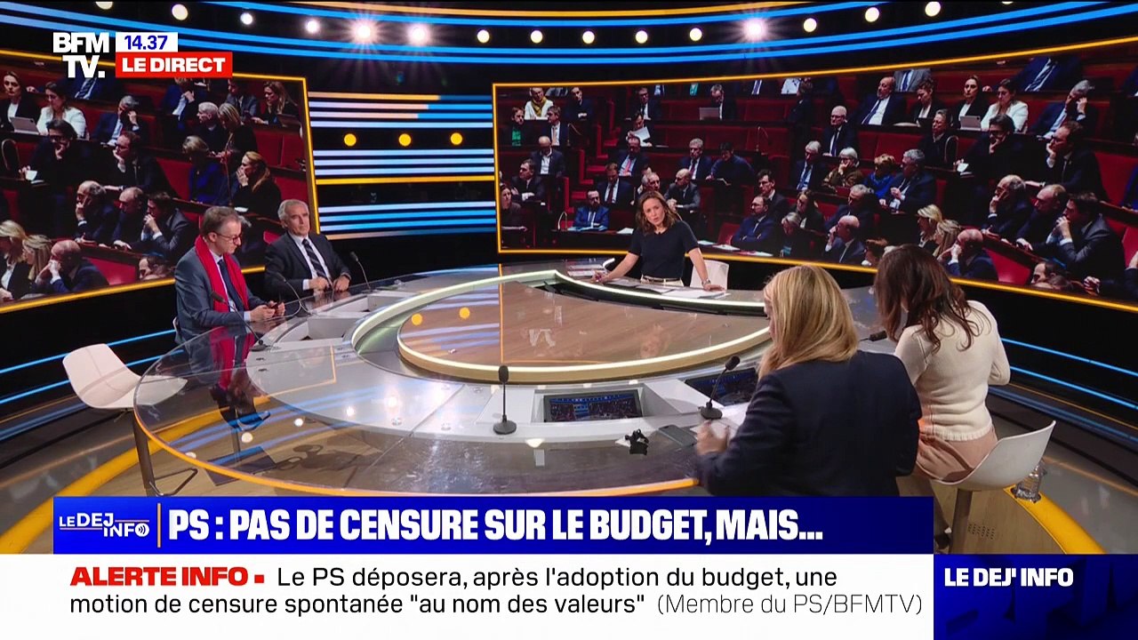 Le Parti socialiste va déposer, après l'adoption du budget, une motion de censure spontanée qui fera référence au terme de "submersion migratoire" utilisée par François  Bayrou