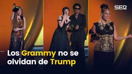 Las políticas de Trump no pasan desapercibidas en los Grammy