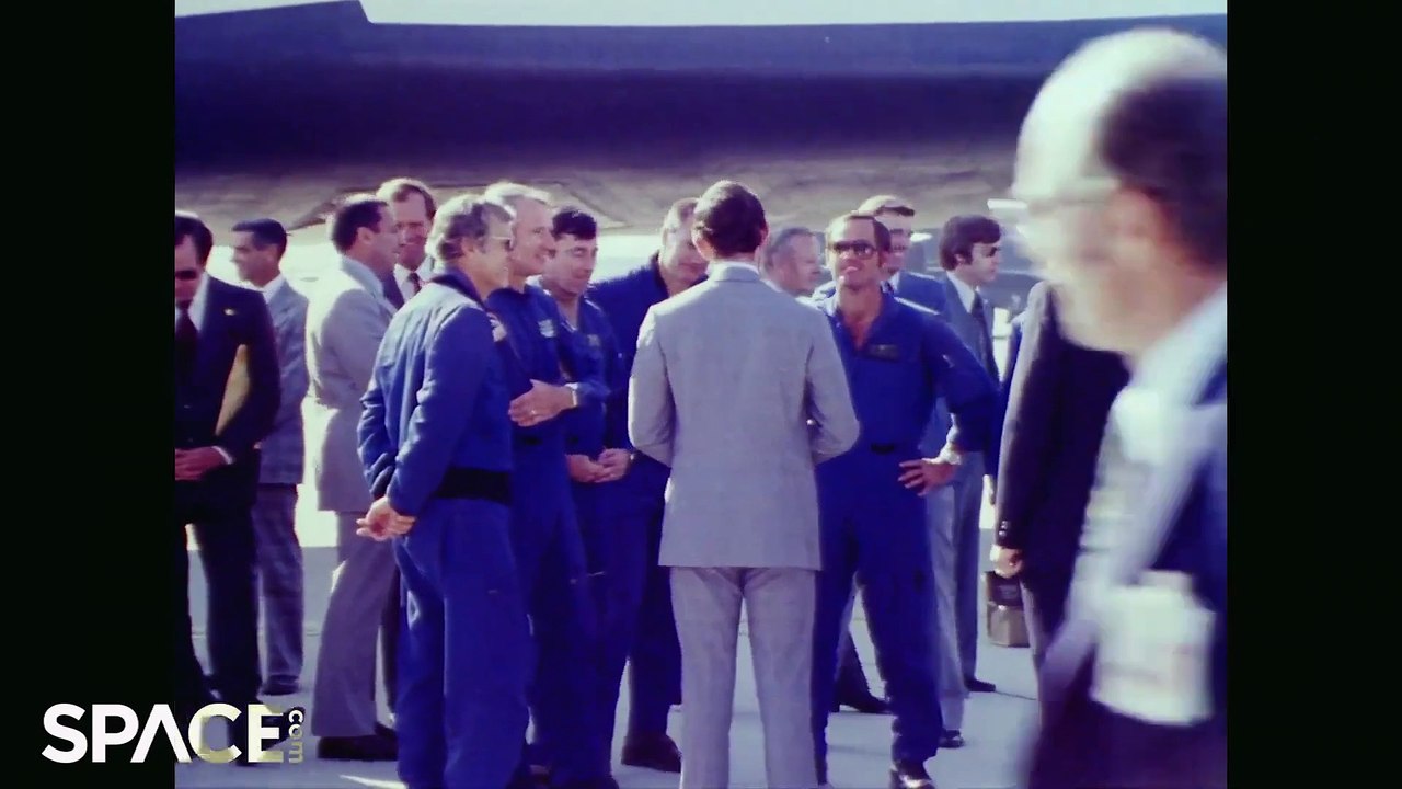 When King Charles Met NASA's Space Shuttle Enterprise As The Prince Of Wales
