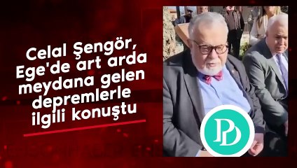 Celal Şengör, Ege'de art arda meydana gelen depremlerle ilgili konuştu