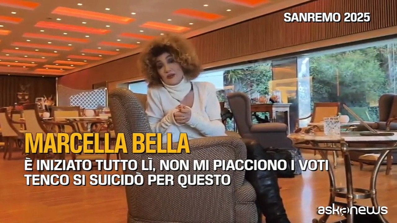 Sanremo, Marcella Bella: Non mi piacciono i voti, Tenco si suicidò
