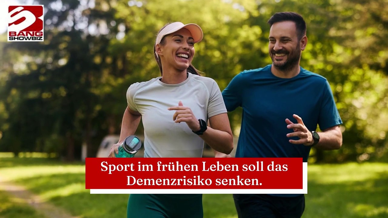 Sport im frühen Leben soll das Demenzrisiko senken.