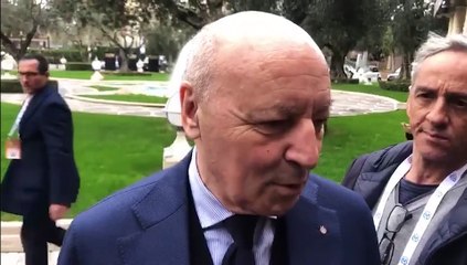 Marotta: "Rigore nel derby? Meglio non parlarne..."