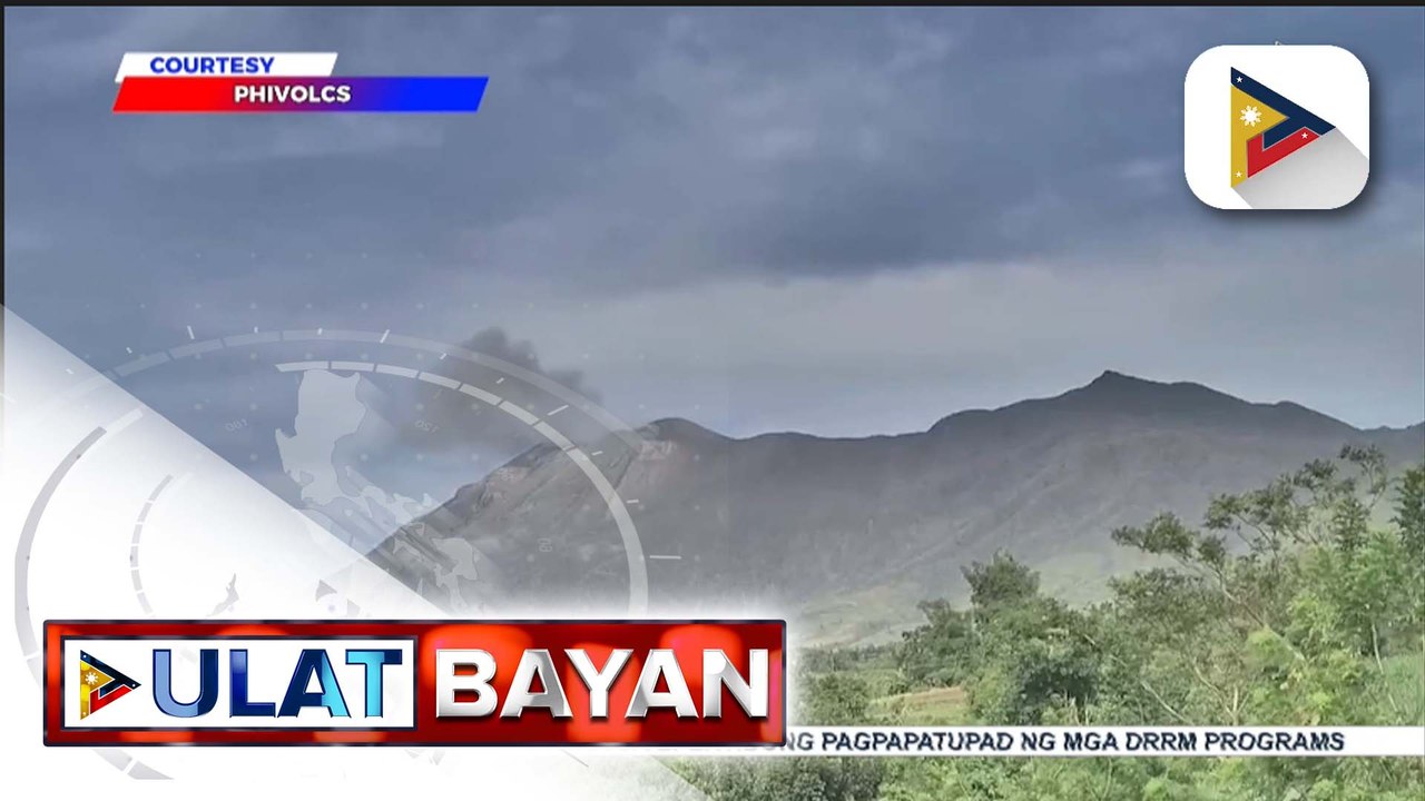 Bulkang Kanlaon, muling nagbuga ng abo; 7 ash emissions, naitala