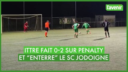P2B: Ittre inscrit le 0-2 sur penalty et "enterre" le SC Jodoigne