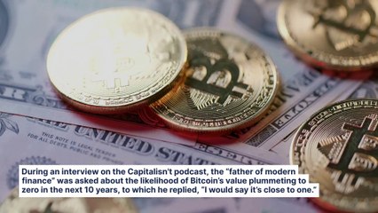 Nobel Prize Winner Predicts Bitcoin's Value Will Plummet To Zero In Next 10 Years—'Father Of Modern Finance' Says Crypto Antithesis Of Monetary Theory