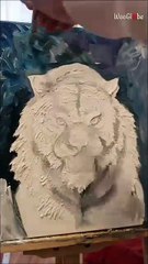 Golden stripes meet stars: Bengal tiger's roar blends with celestial beauty