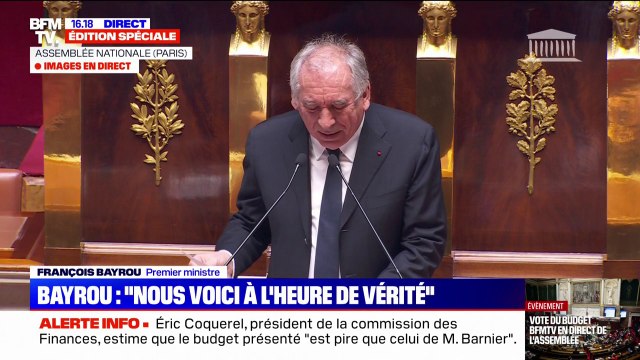 François Bayrou recourt au 49.3 pour faire adopter le budget de l'État