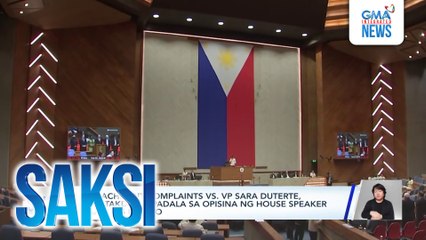 Impeachment complaints vs. VP Sara Duterte, nakatakdang ipadala sa opisina ng house speaker ngayong Linggo | Saksi