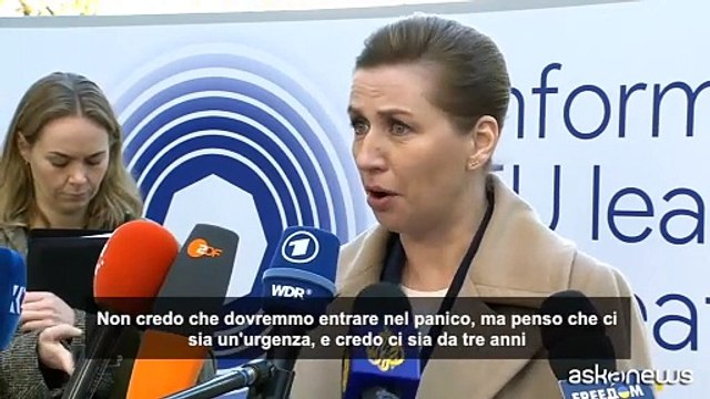 Ue, Frederiksen: se dazi Usa all'Ue serve risposta dura e collettiva