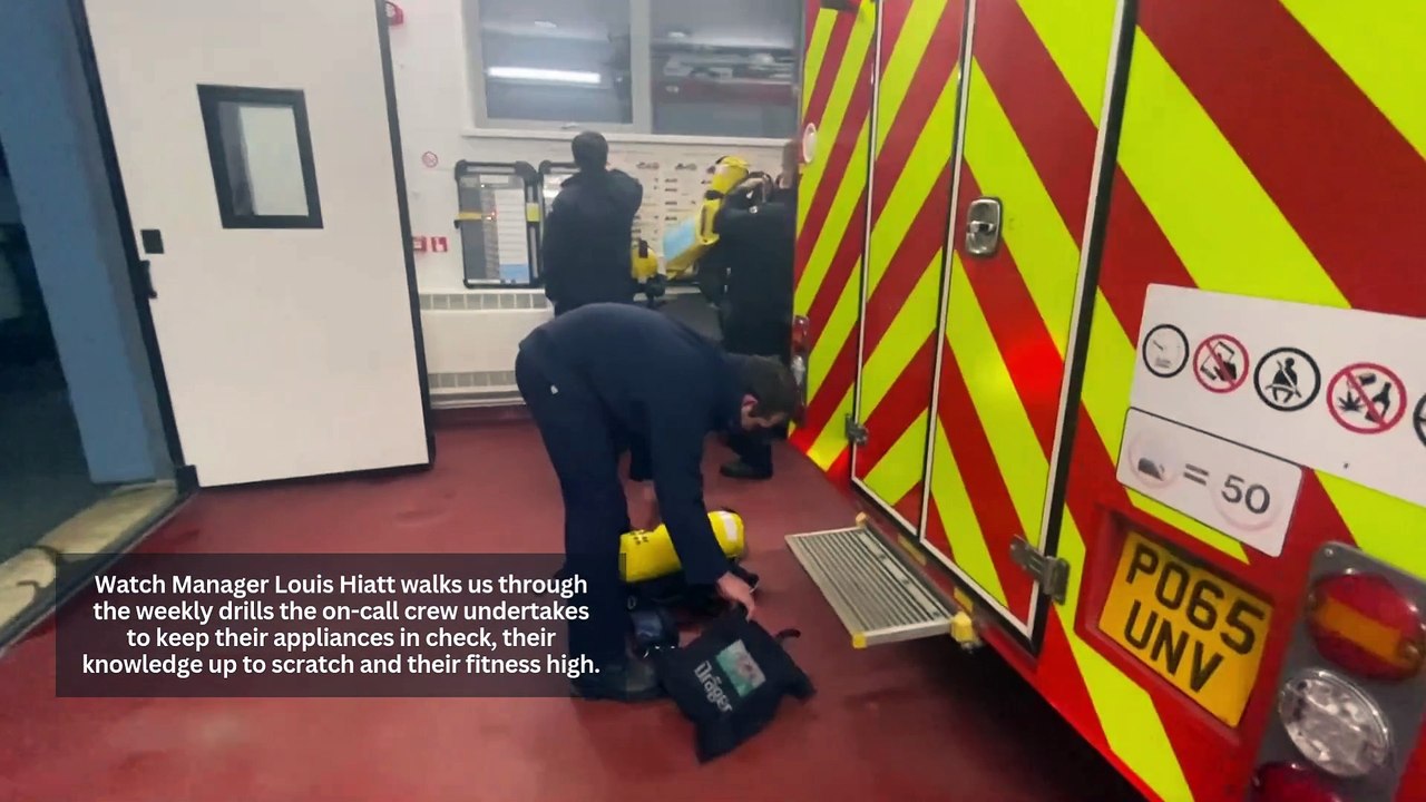 Go behind the scenes with the on-call fire crew at Tywyn Fire Station