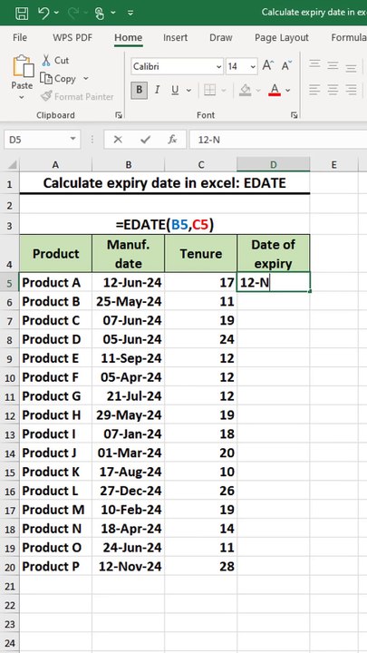 Calculate Expiry Date in Excel – Tips & Tricks You Need to Know | Calculate Expiry Date in Excel Like a Pro | Excel Tips and Tricks