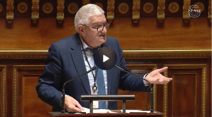 Gérard Lahellec évoque le bocage du Trégor au Sénat