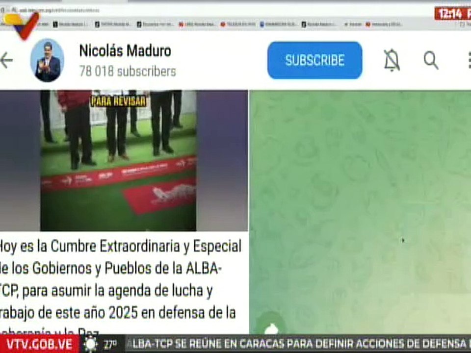 Pdte. Maduro listo para celebrar Cumbre Extraordinaria y Especial de países miembros del ALBA-TCP