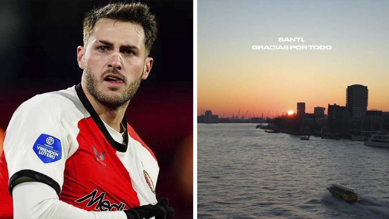 Feyenoord se despide de Santi Giménez con emotivo video antes de su llegada al AC Milan