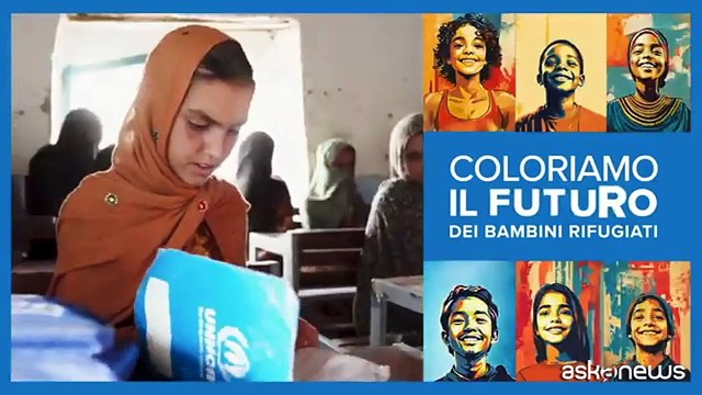 Coloriamo il futuro ; la campagna UNHCR per i bambini rifugiati