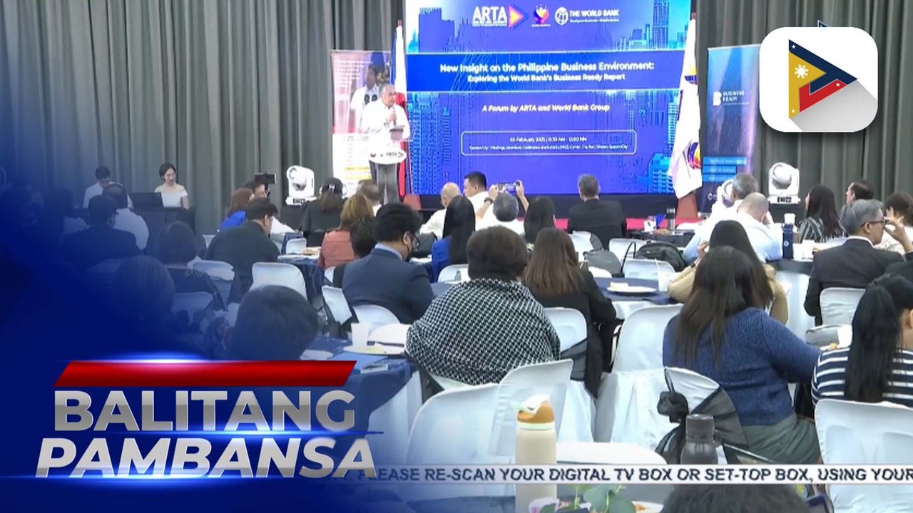 ARTA, World Bank organizes forum on biz-ready environment