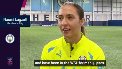 Layzell in awe of prolific Man City team-mates Shaw and Miedema