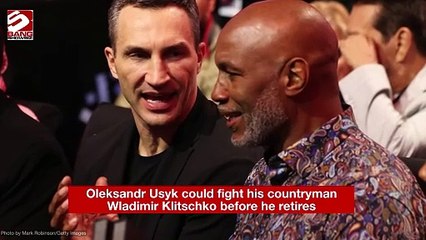Oleksandr Usyk could fight Wladimir Klitschko before he retires