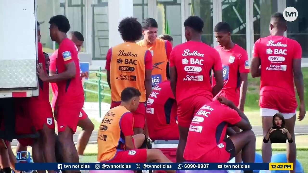 Entrenamiento de la sele en su primer dia del segundo microciclo