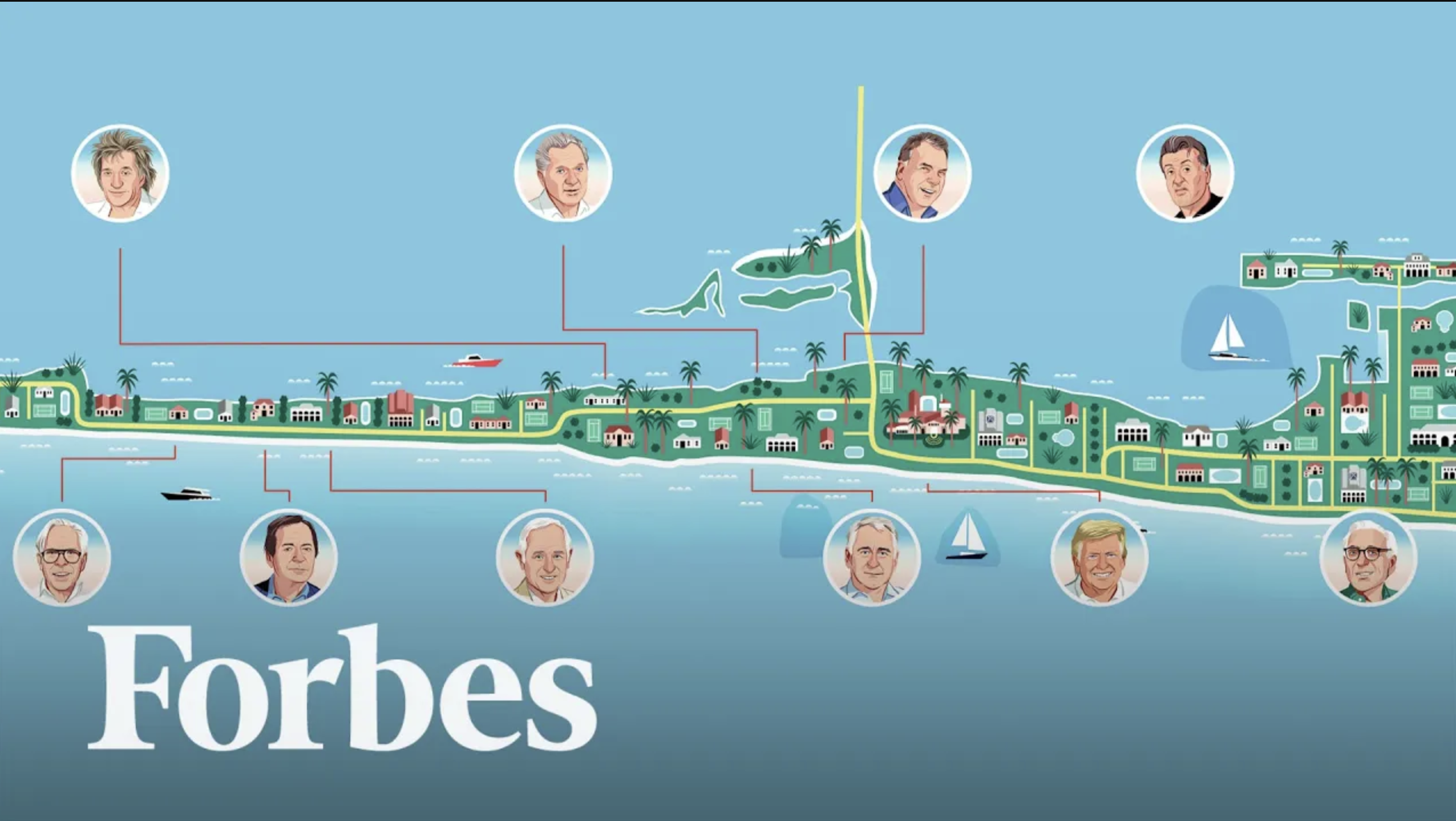 Get Acquainted with the Residents of Billionaire Beach, Including Trump