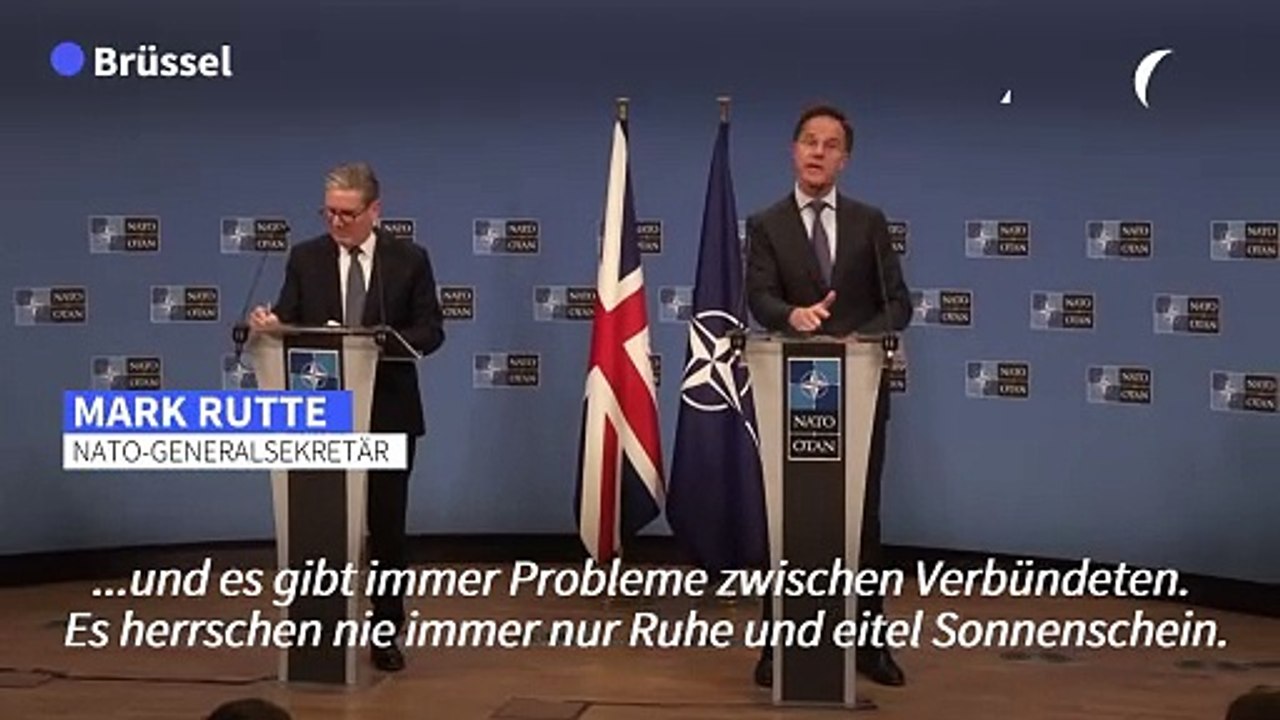 Nato-Chef: „Zollstreit beeinflusst gemeinsame Abschreckung nicht“