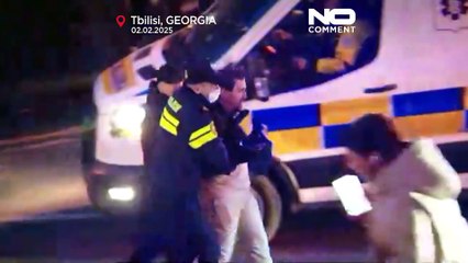 Arrestation de deux leaders de l'opposition en Géorgie lors d'une manifestation anti-gouvernementale