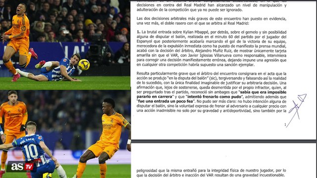El Real Madrid explota contra los árbitros: así es la carta oficial
