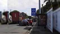 Camioneros se resisten a no circular por el malecón