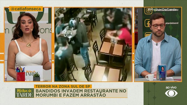 Terror na Zona Sul de SP: bandidos invadem restaurante no Morumbi e fazem arrastão | Melhor da Tarde