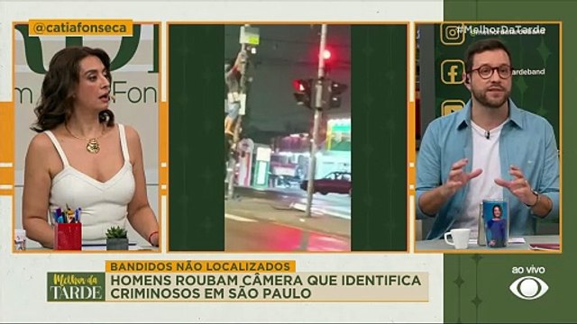 Homens roubam câmera que identifica criminosos em SP | Melhor da Tarde