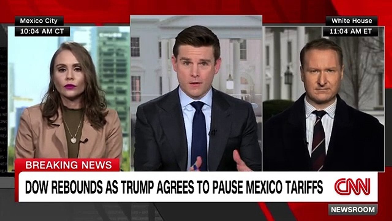 Trump says he agreed to pause tariffs on Mexico for one month