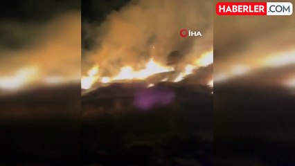 Gökçeada'da Otluk Alanda Yangın Çıktı