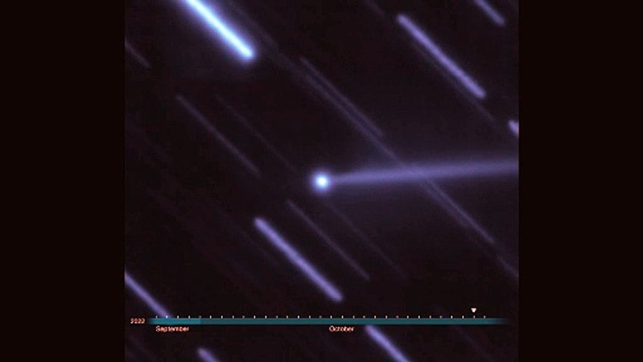 DART's Asteroid Impact Produced Debris Cloud - Watch Its Evolution Over ...