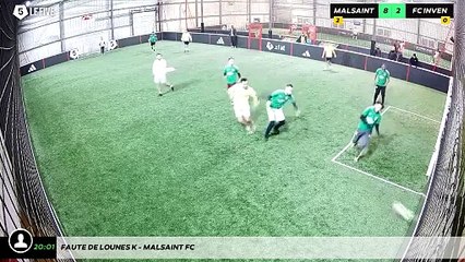 Faute de Lounes K - Malsaint Fc