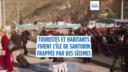 L'activité sismique près de Santorin s'intensifie. Des évacuations en cours.
