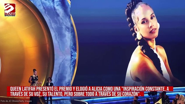 Alicia Keys rindió un homenaje a las mujeres al recoger el premio Dr. Dre Global Impact en la gala de los Grammy