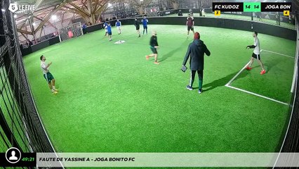 Faute de Yassine A - Joga Bonito Fc